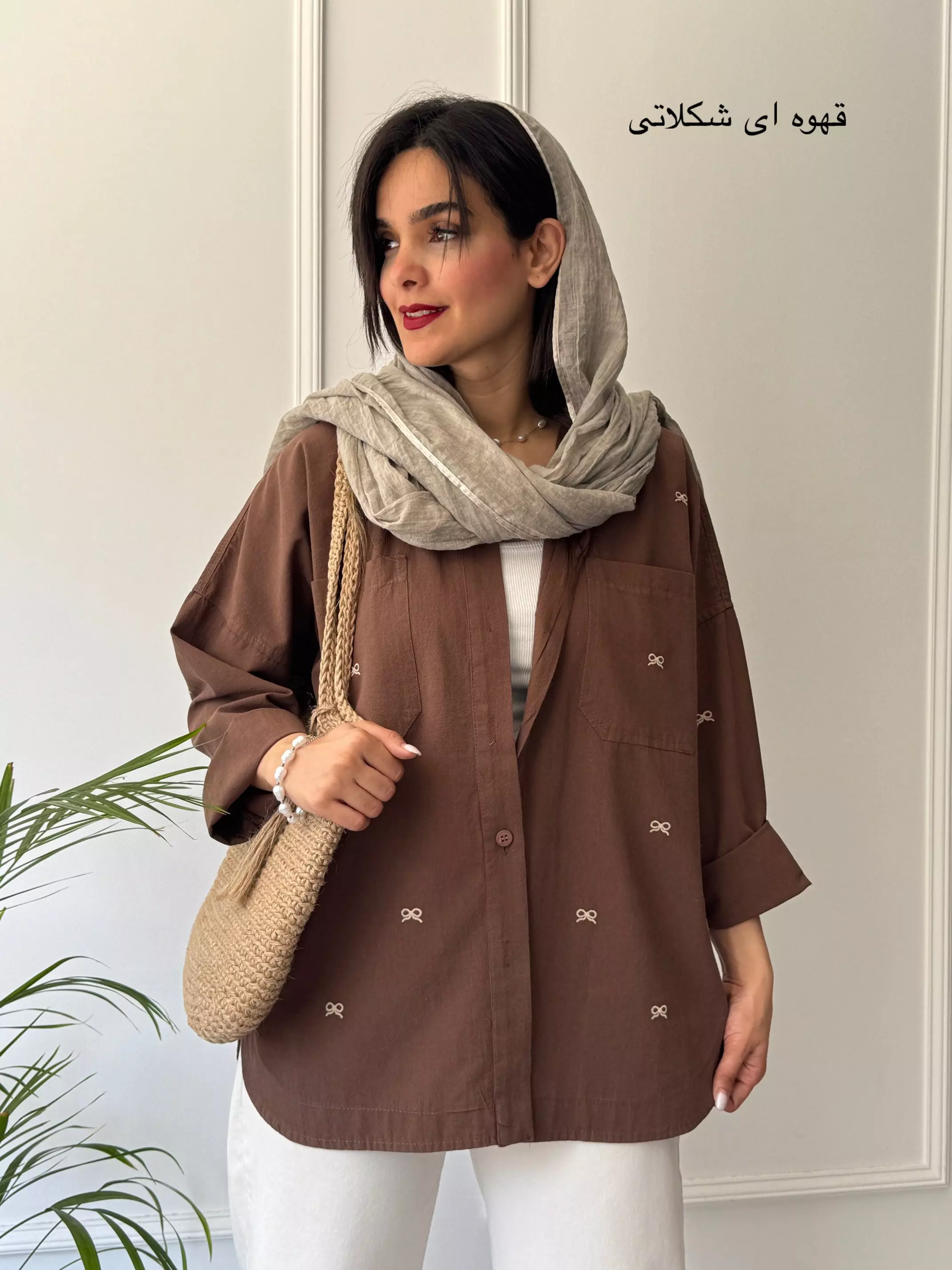 مانتو شومیزی گلدوزی نفس - استایل تو